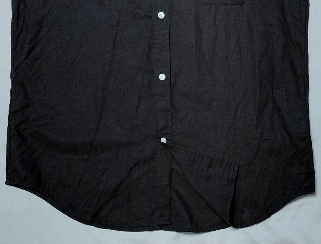 Oval Dice 린넨-코튼 차이나카라 7부소매 셔츠 (L) 상품이미지5