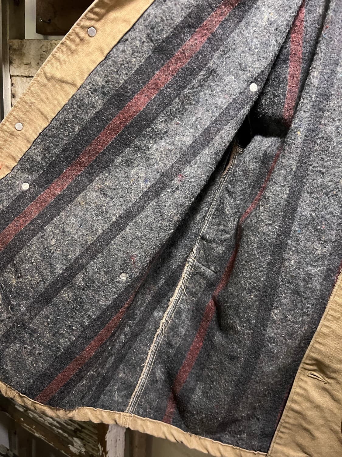 [L]칼하트 Made in USA C02 더티워싱 새들 초어 자켓 상품이미지7