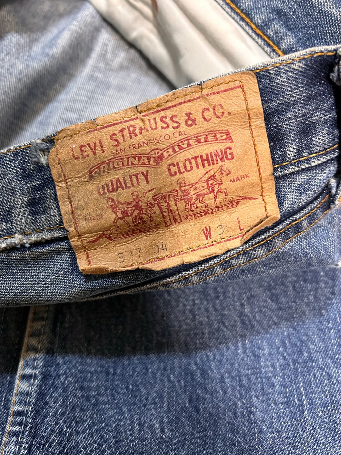 00‘s levis 리바이스 517 영국 생산 상품이미지2