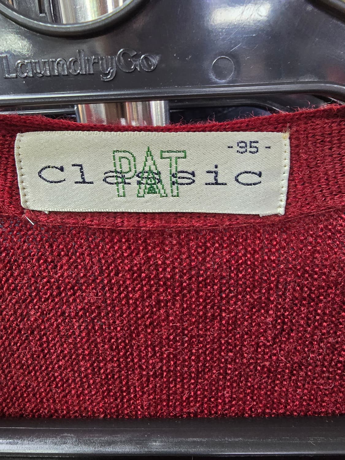 PAT 클래식 레드 브이넥 가디건 (1247) 상품이미지3