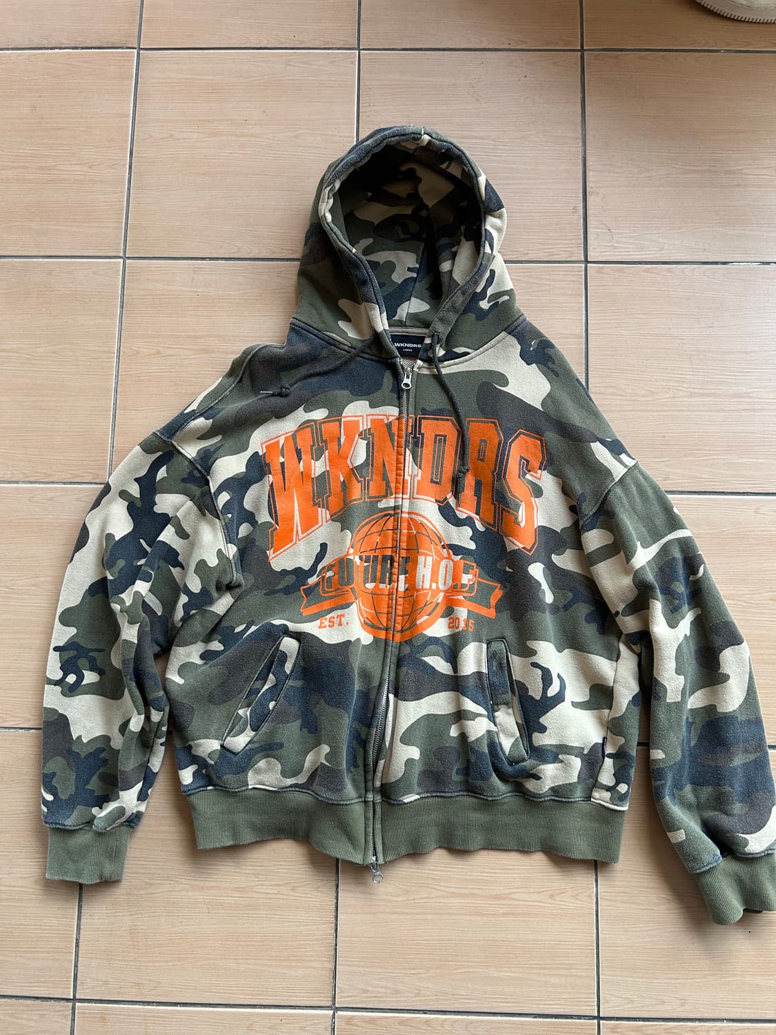위켄더스 카모 후드집업 상품이미지1