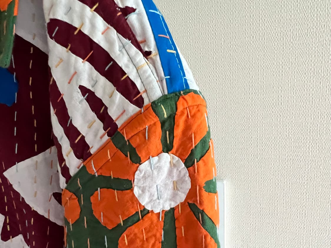 프리미엄 빈티지 리폼 칸타 퀼트자켓 남여공용 상품이미지4