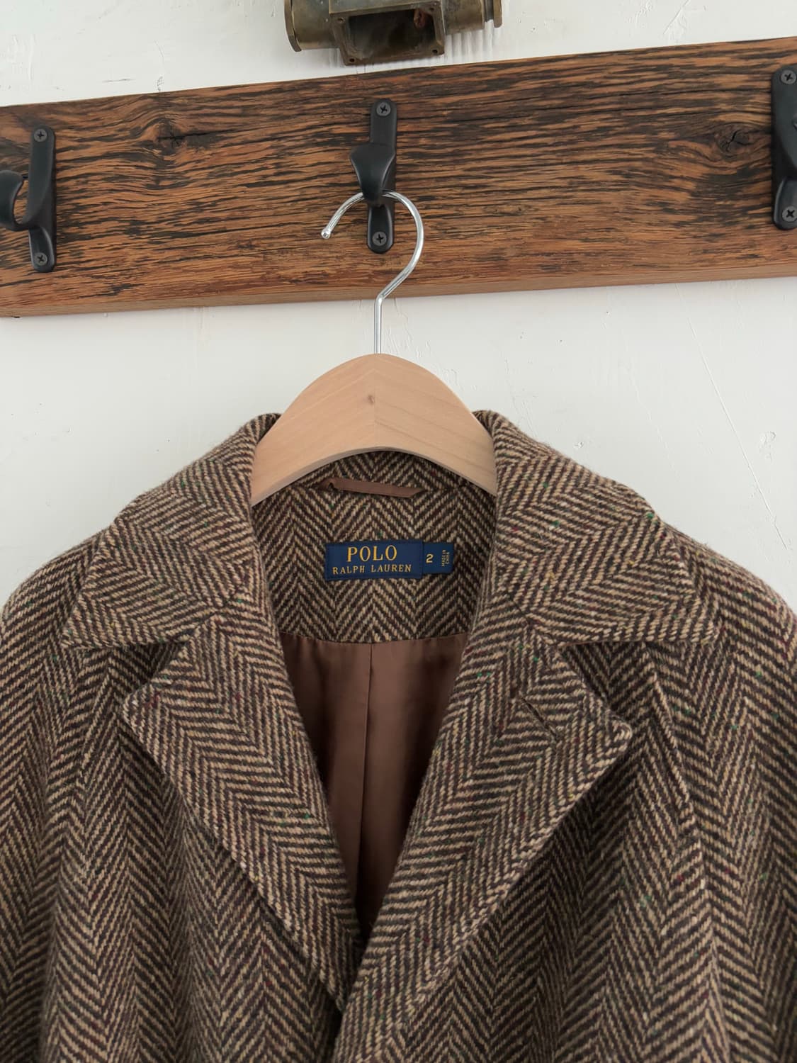 Polo 폴로 랄프로렌 울 헤링본 코트  상품이미지6