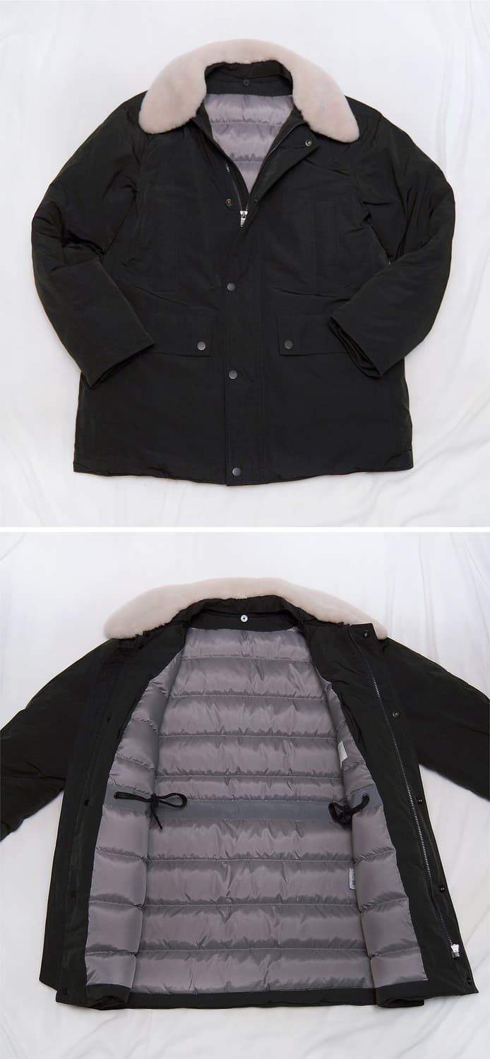 에피그램 양털카라 시어링 구스다운 패딩 자켓 (M 100) 상품이미지2