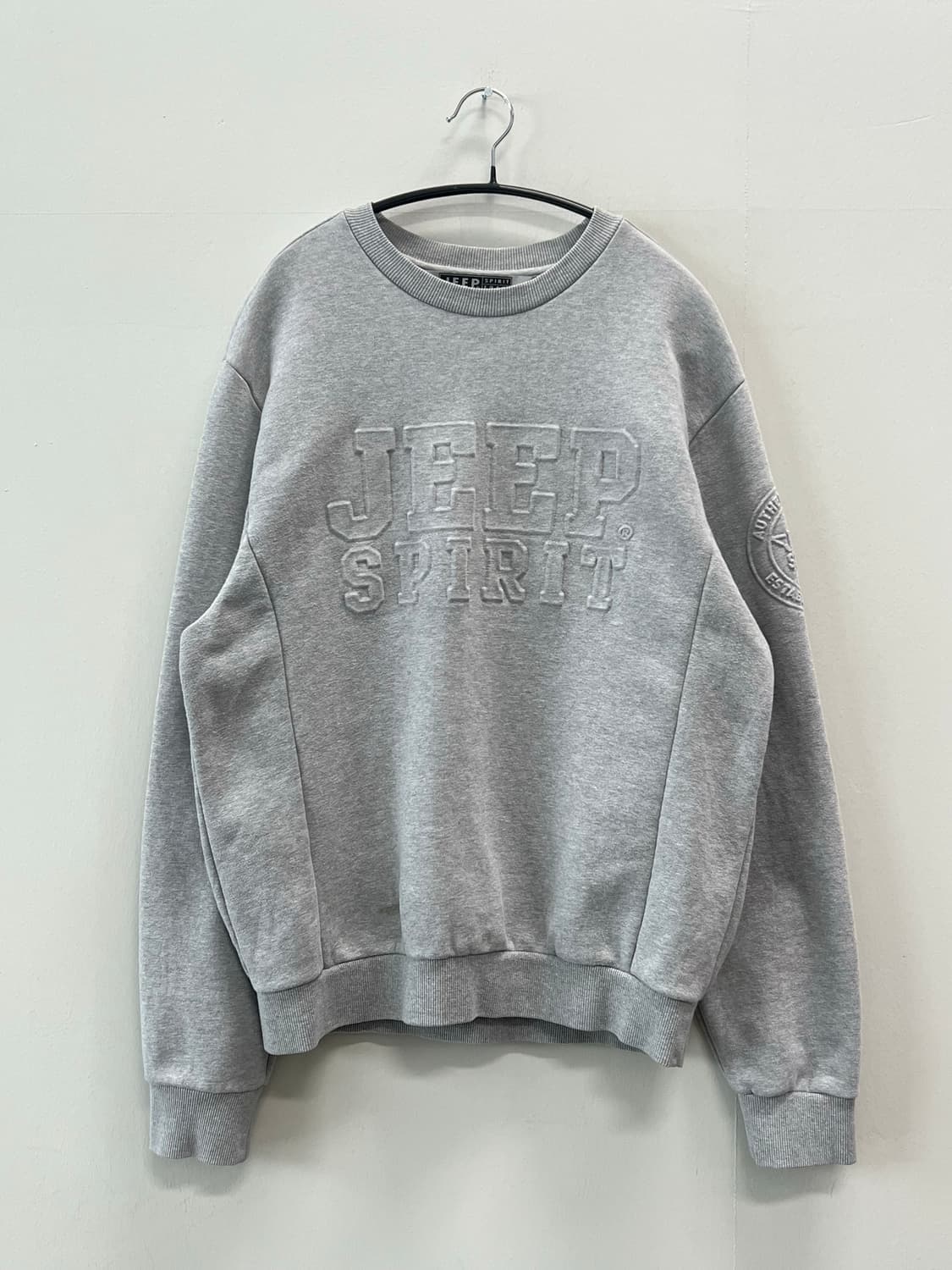 (M) JEEP 지프 맨투맨 그레이 상품이미지2