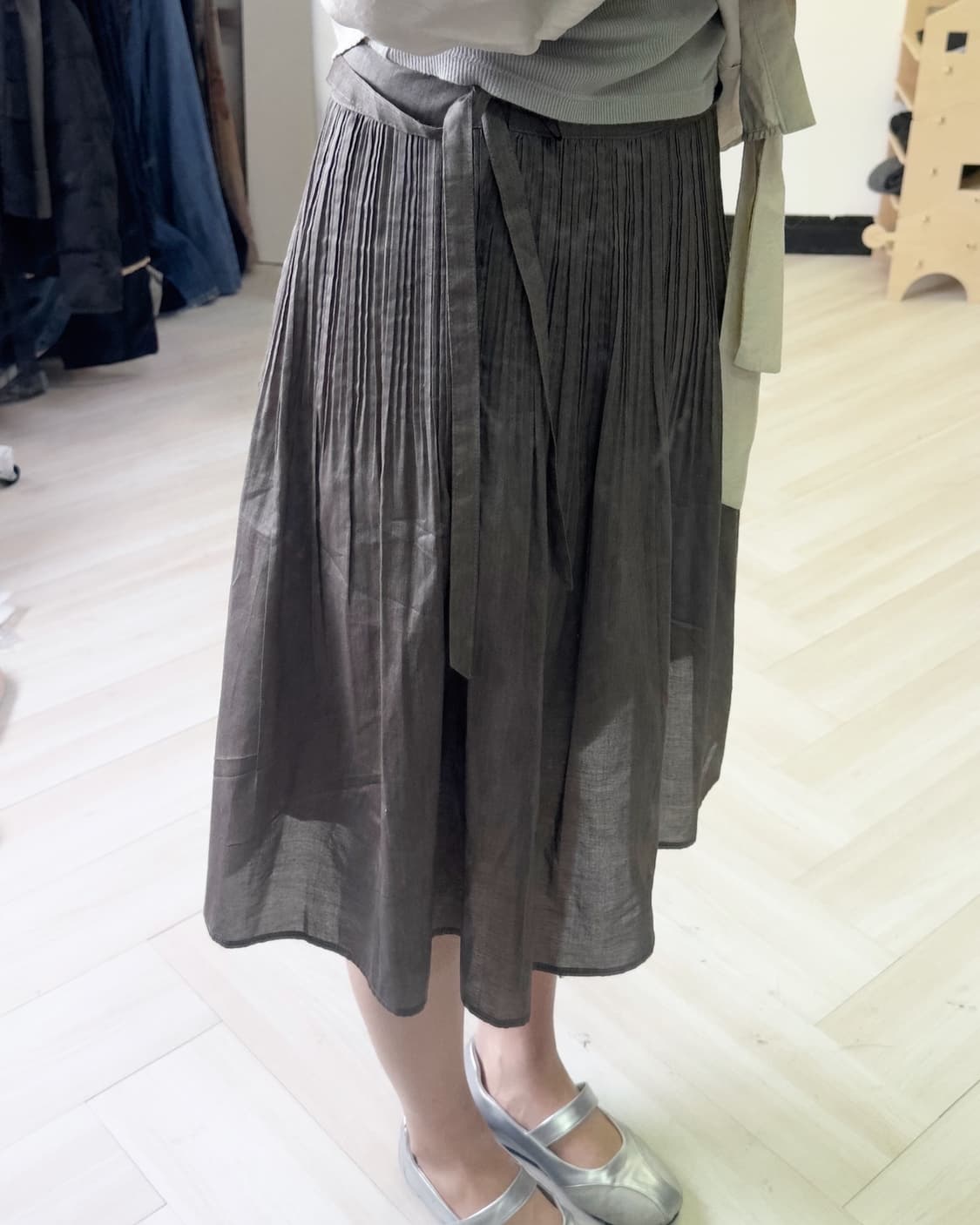[KUMIKYOKU] pleats formal skirt 상품이미지3