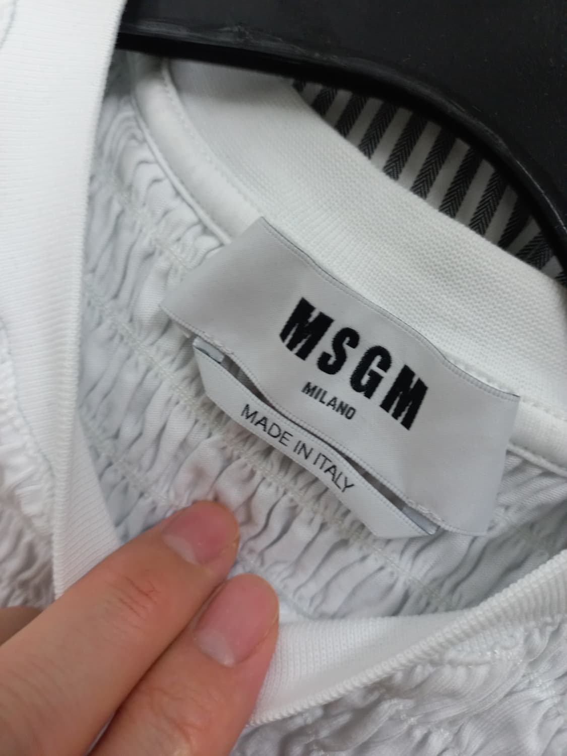 msgm 반팔 스모크 티셔츠 상품이미지3