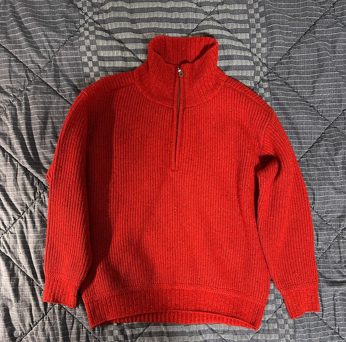 이외들 하프집업 니트 1사이즈 상품이미지3