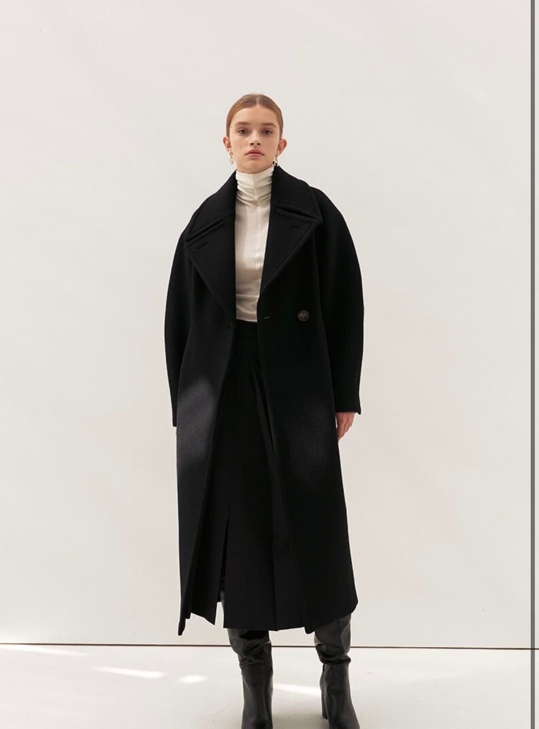 모한 캐시미어 볼륨 코트 상품이미지3