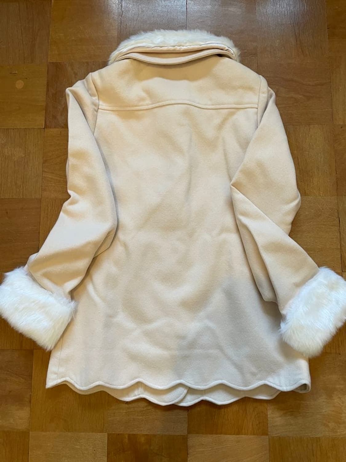 리즈리사 리즈멜로 러블리 퍼 코트 히메갸루 라떼갸루 상품이미지3