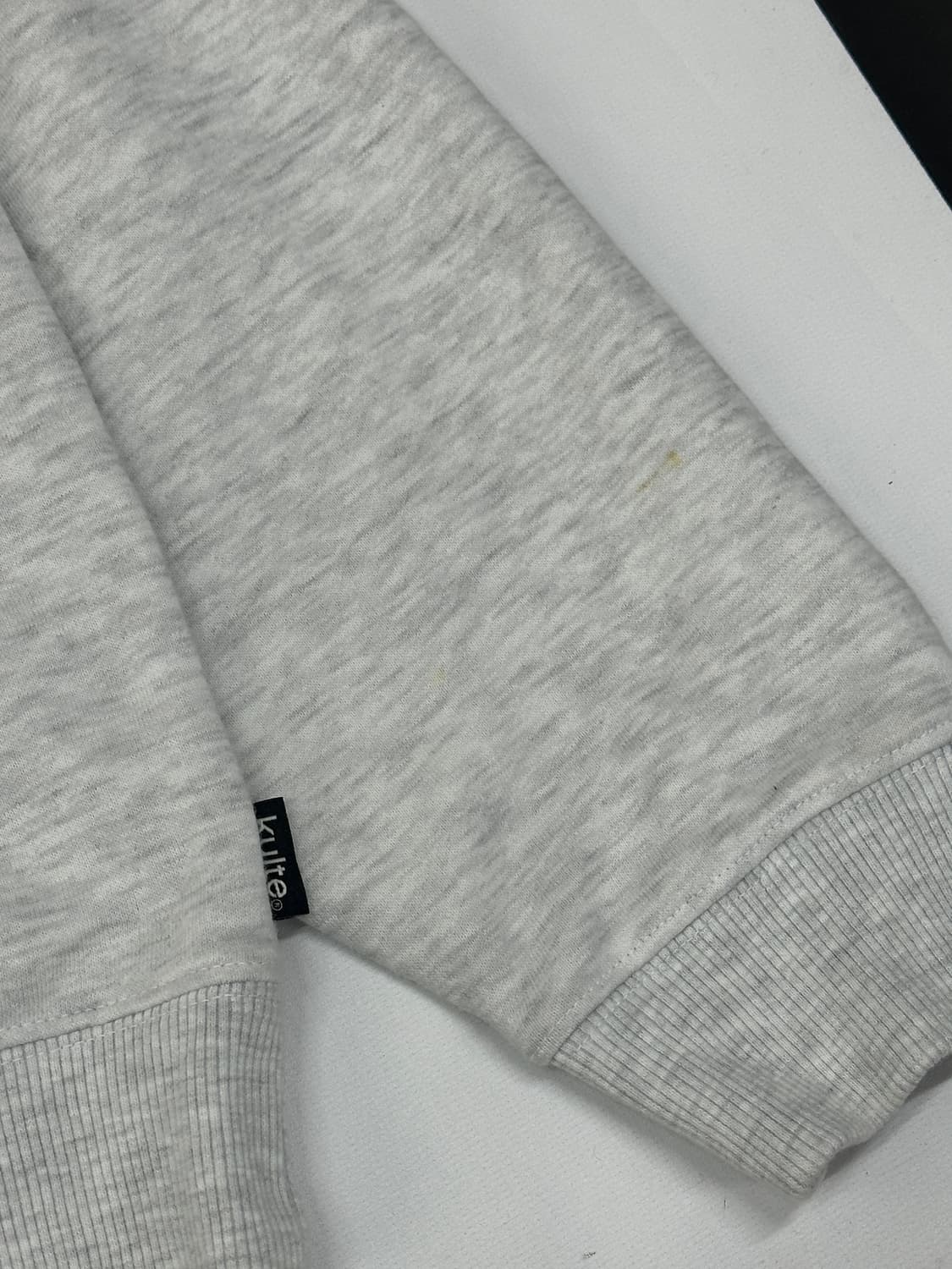 Kult 프린팅 베이직 오버핏 Y2K 백멜란지 남성 맨투맨  상품이미지4