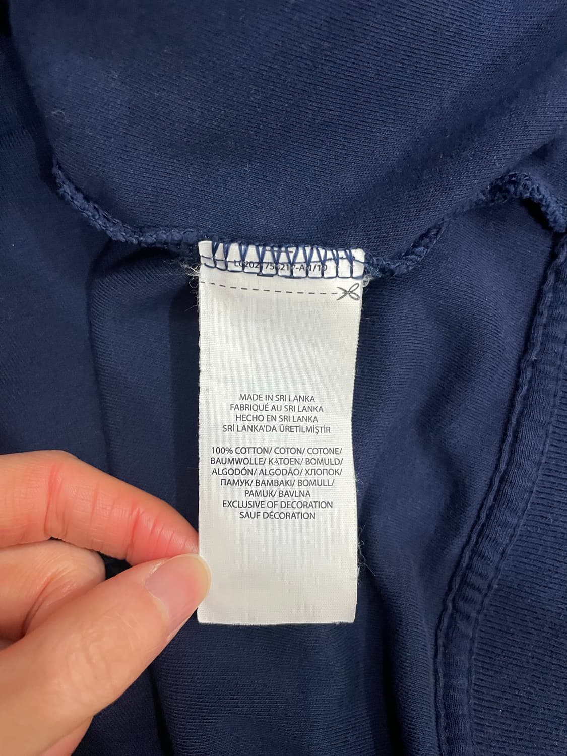 폴로 랄프로렌 네이비 코튼 집업 자켓 상품이미지7