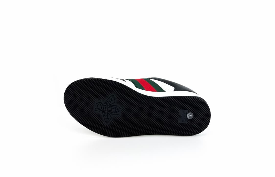 [5] Gucci 구찌 여성 GG로고 스크리너 레더 스니커즈 블랙 상품이미지5