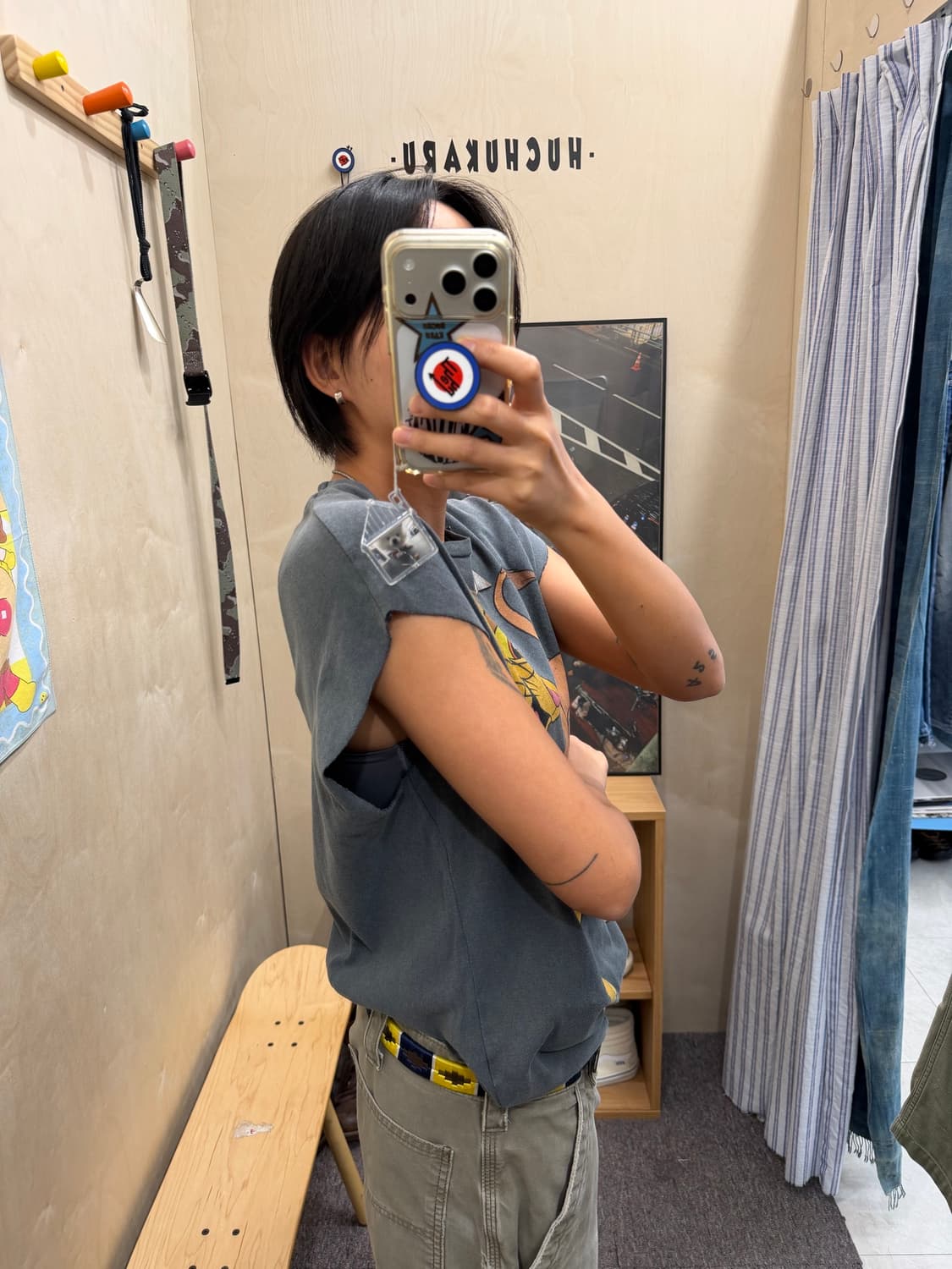 Lion King cutting sleeveless  상품이미지7