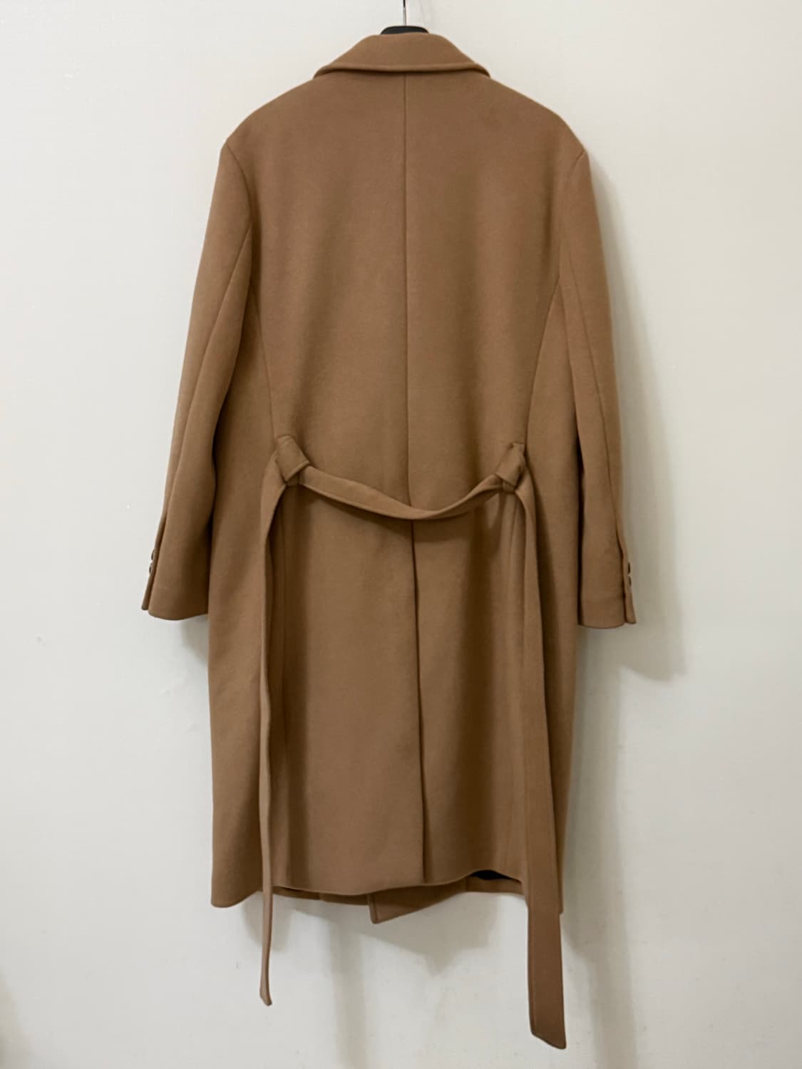 토니웩 크루도 캐시미어 더블 벨티트 코트 XL 상품이미지4