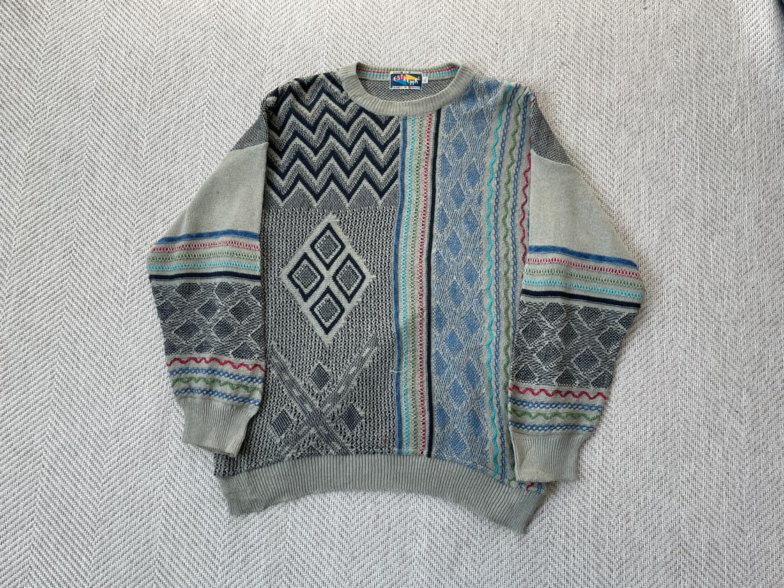 에스트레마 이태리 3D 케이블 니트 상품이미지1