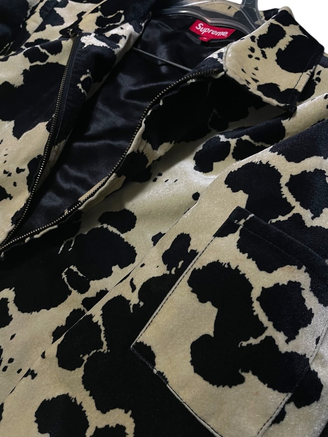 슈프림 15fw 벨벳틴 카우 워크자켓 상품이미지3