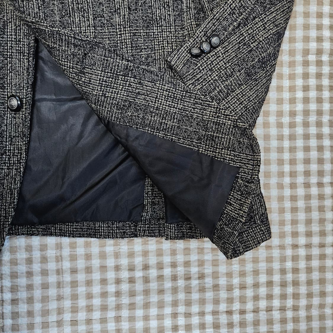 바쏘 울 블레이저 자켓 남자100 상품이미지5