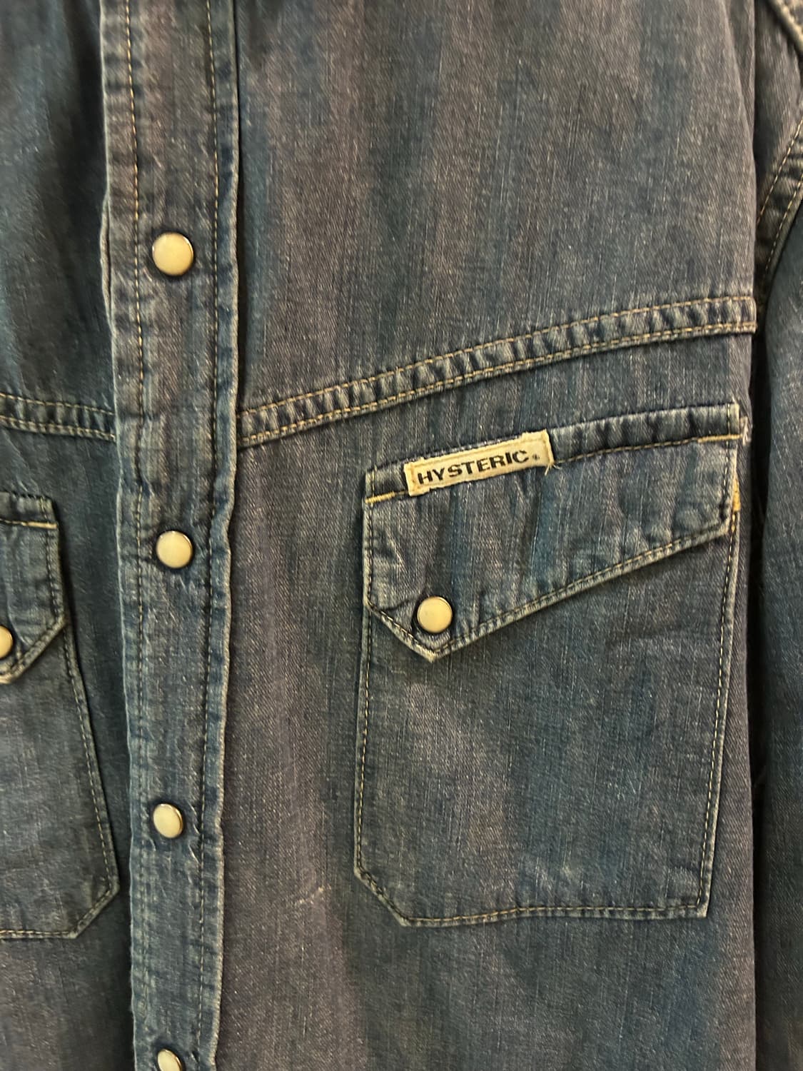 Hysteric glamour 히스테릭글래머 데님셔츠 상품이미지2