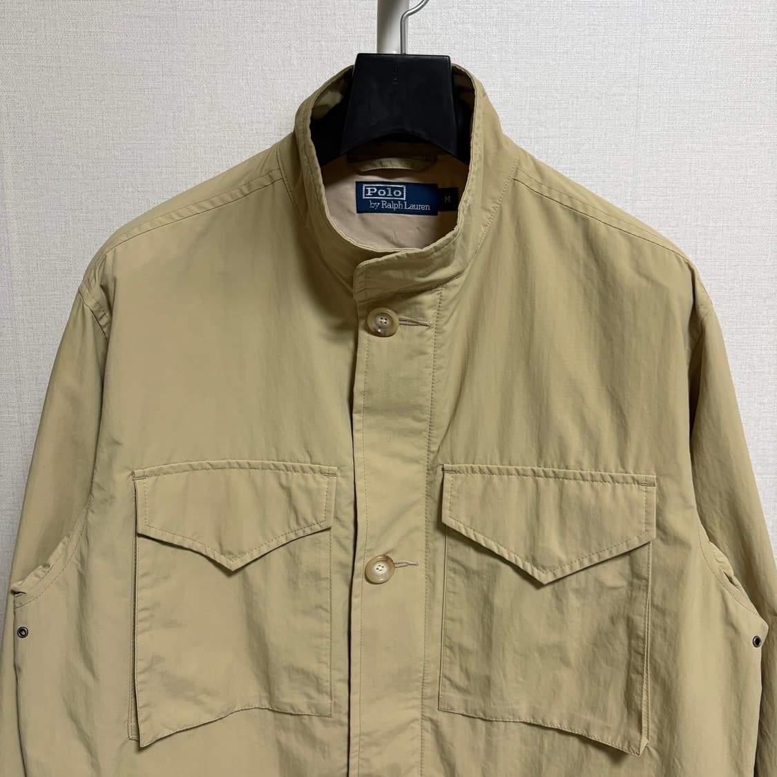 (민트급) 폴로 랄프로렌 M65 나일론 필드자켓 / 베이지, M 상품이미지2