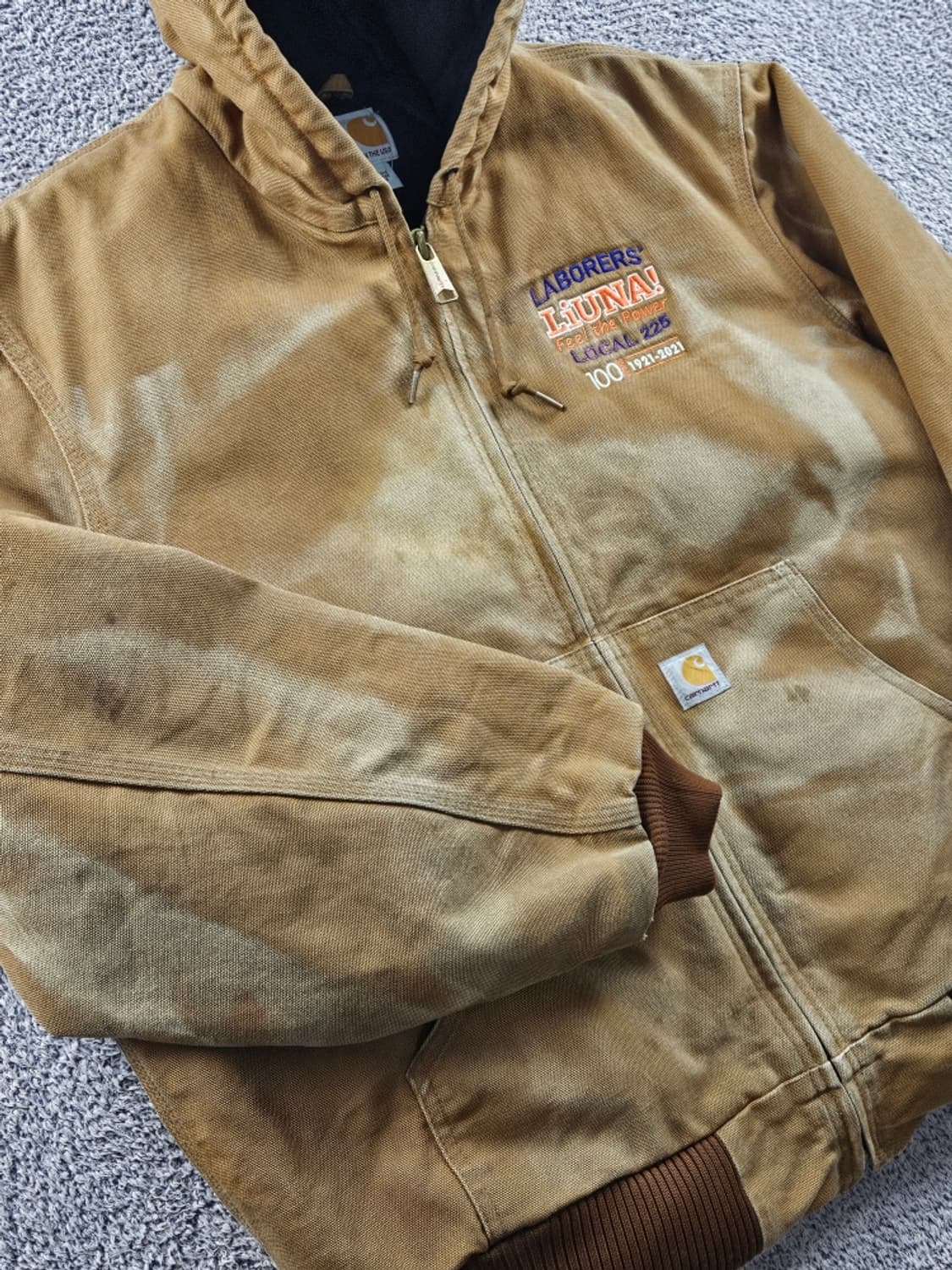 USA 칼하트 J140 다잉 커스텀 액티브 워크 자켓( L )/10922 상품이미지6