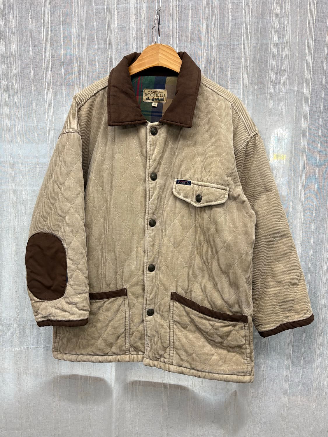 SCOFIELD 코듀로이 퀼팅 워크 자켓 상품이미지5