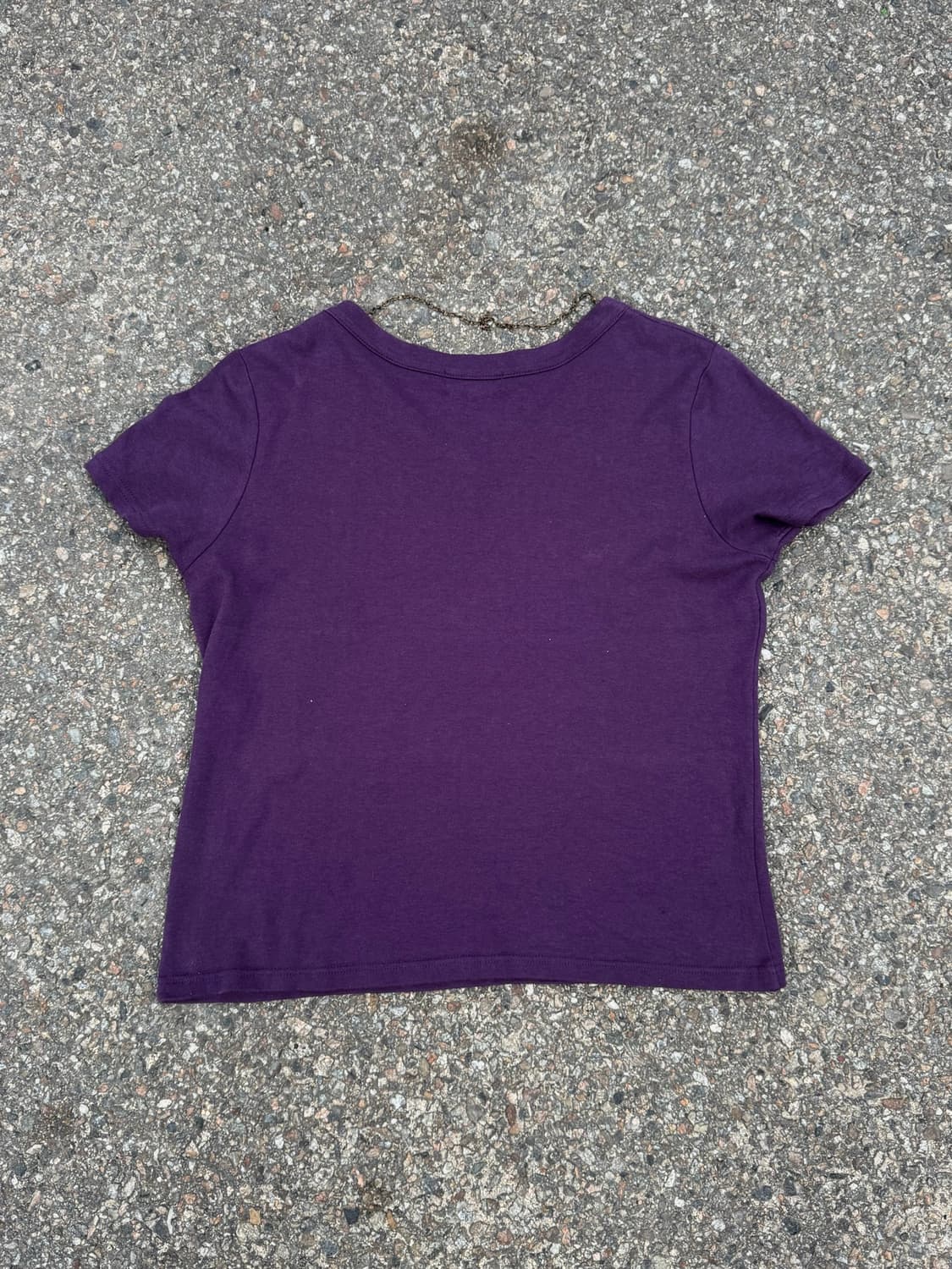 00‘s y2k Chain Eyelet T-Shirt 상품이미지6