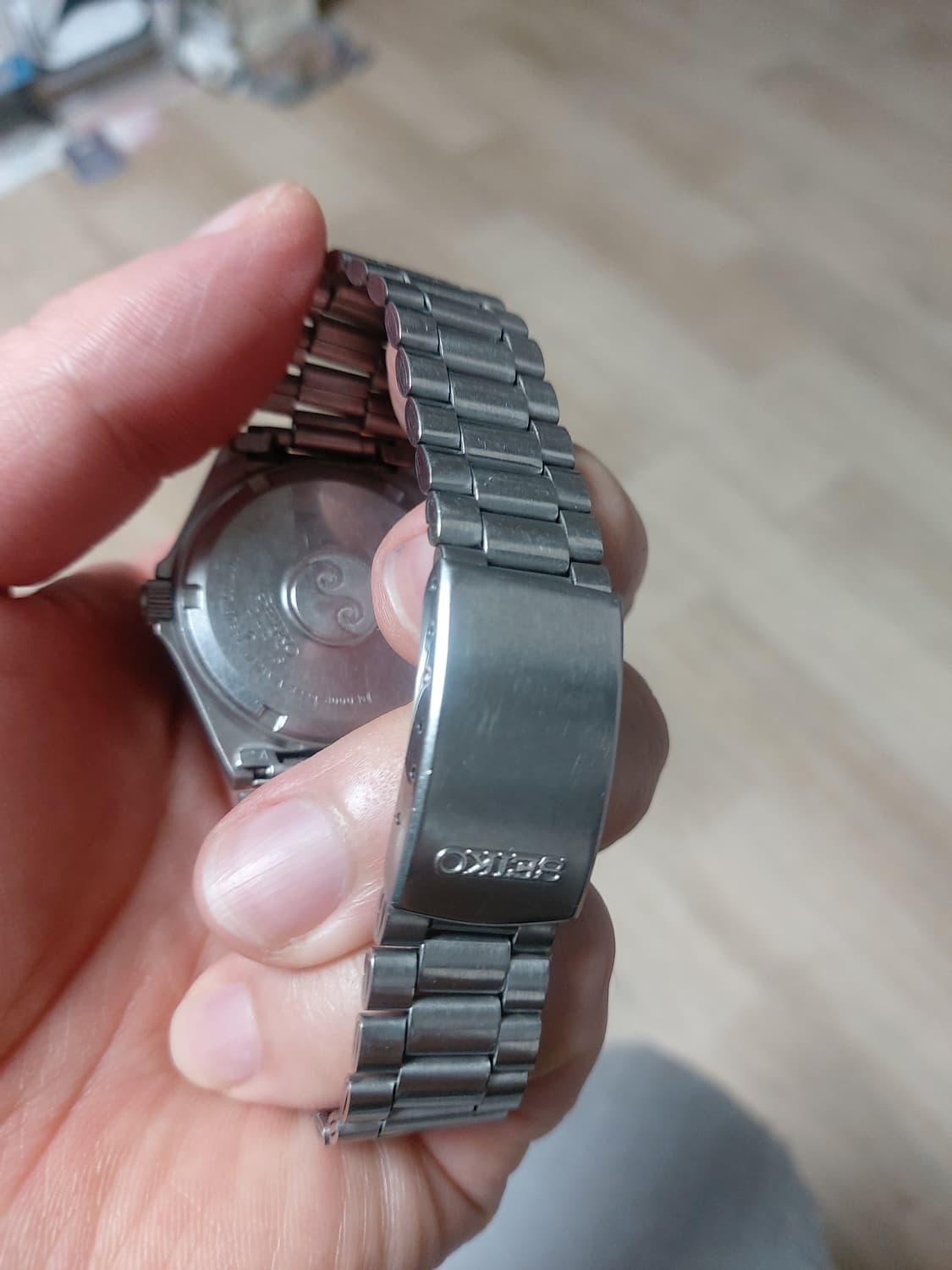 세이코 실버웨이브 쿼츠 시계 상품이미지3