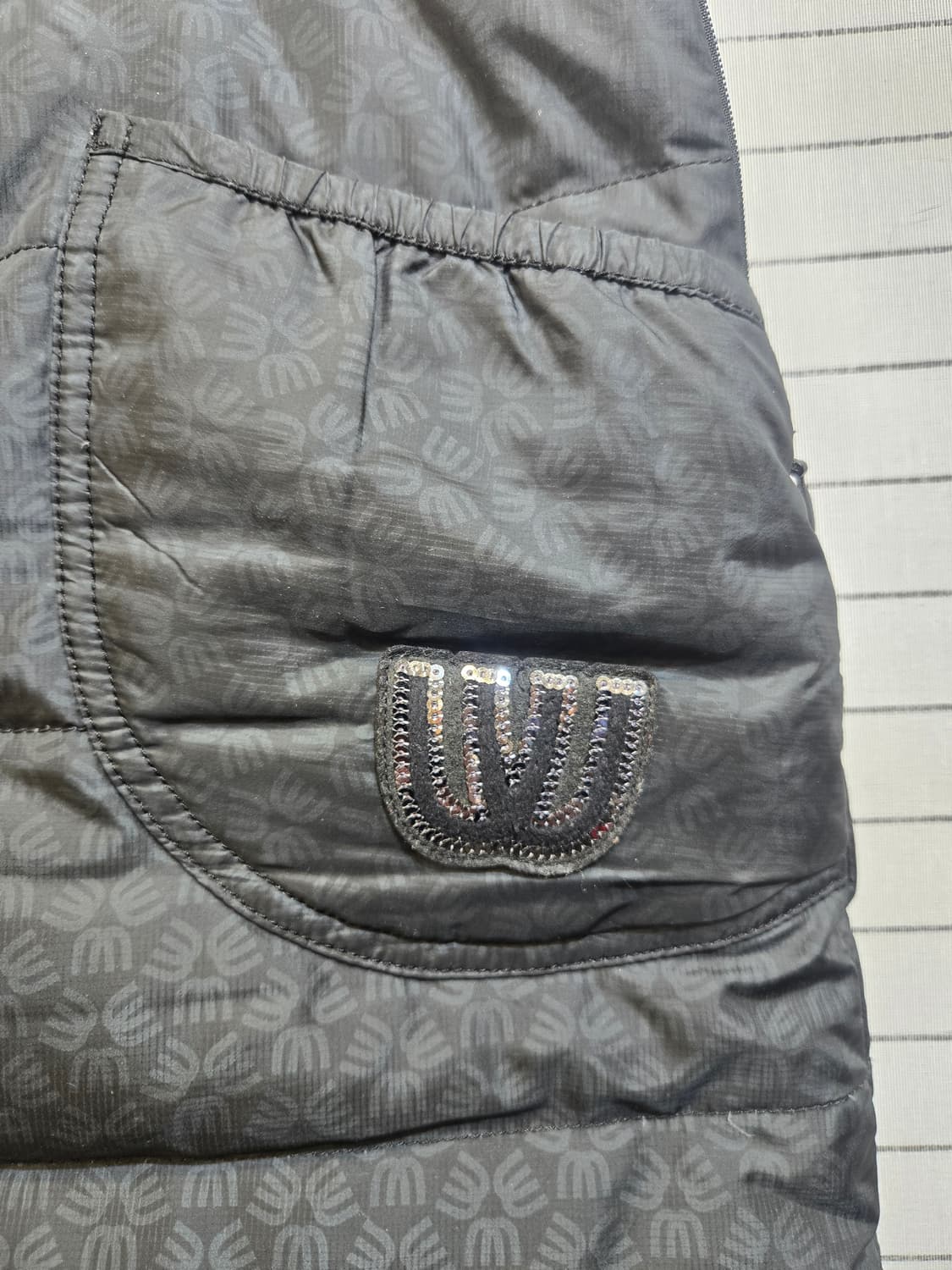 Mu 패딩골프 치마블랙 상품이미지2