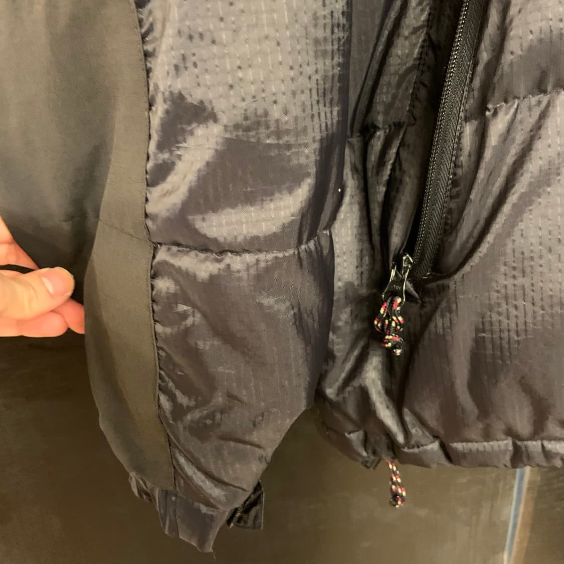 일본 빈티지 블록파카 패딩 상품이미지3