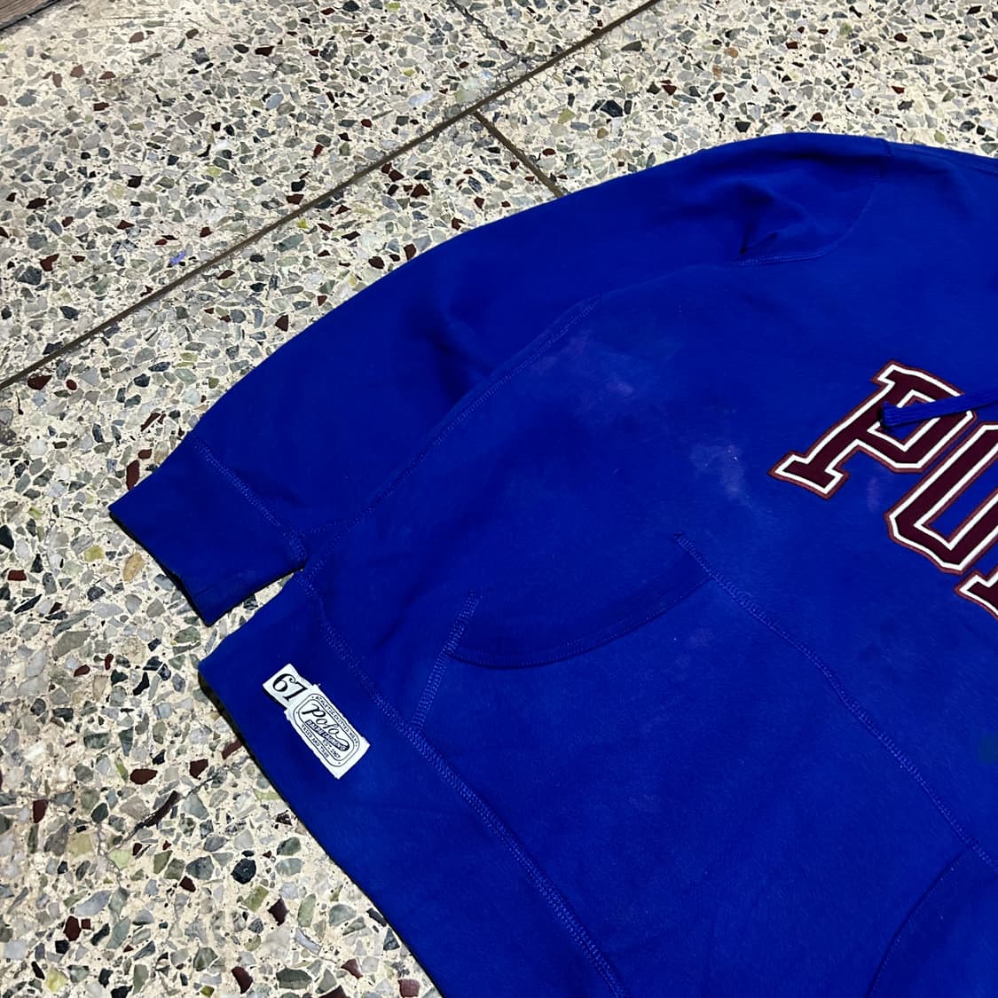 폴로 랄프로렌(POLO RalphLauren)블루 스펠로고 후드티 상품이미지3