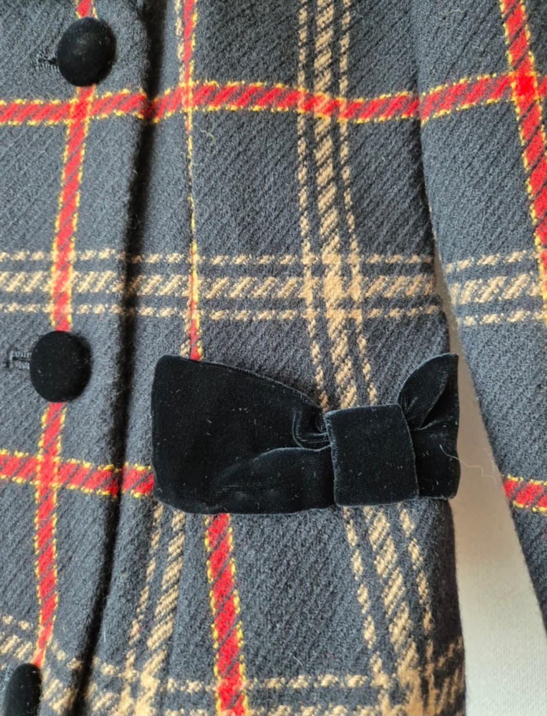 체크 자켓(100% wool) 상품이미지3