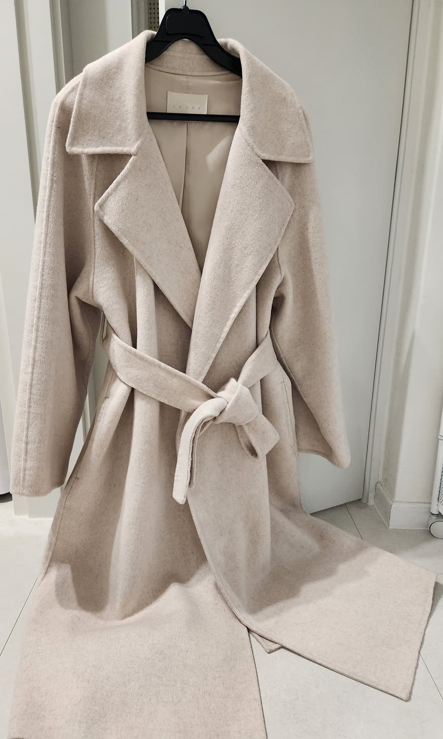 울100 핸드메이드롱코트 상품이미지6