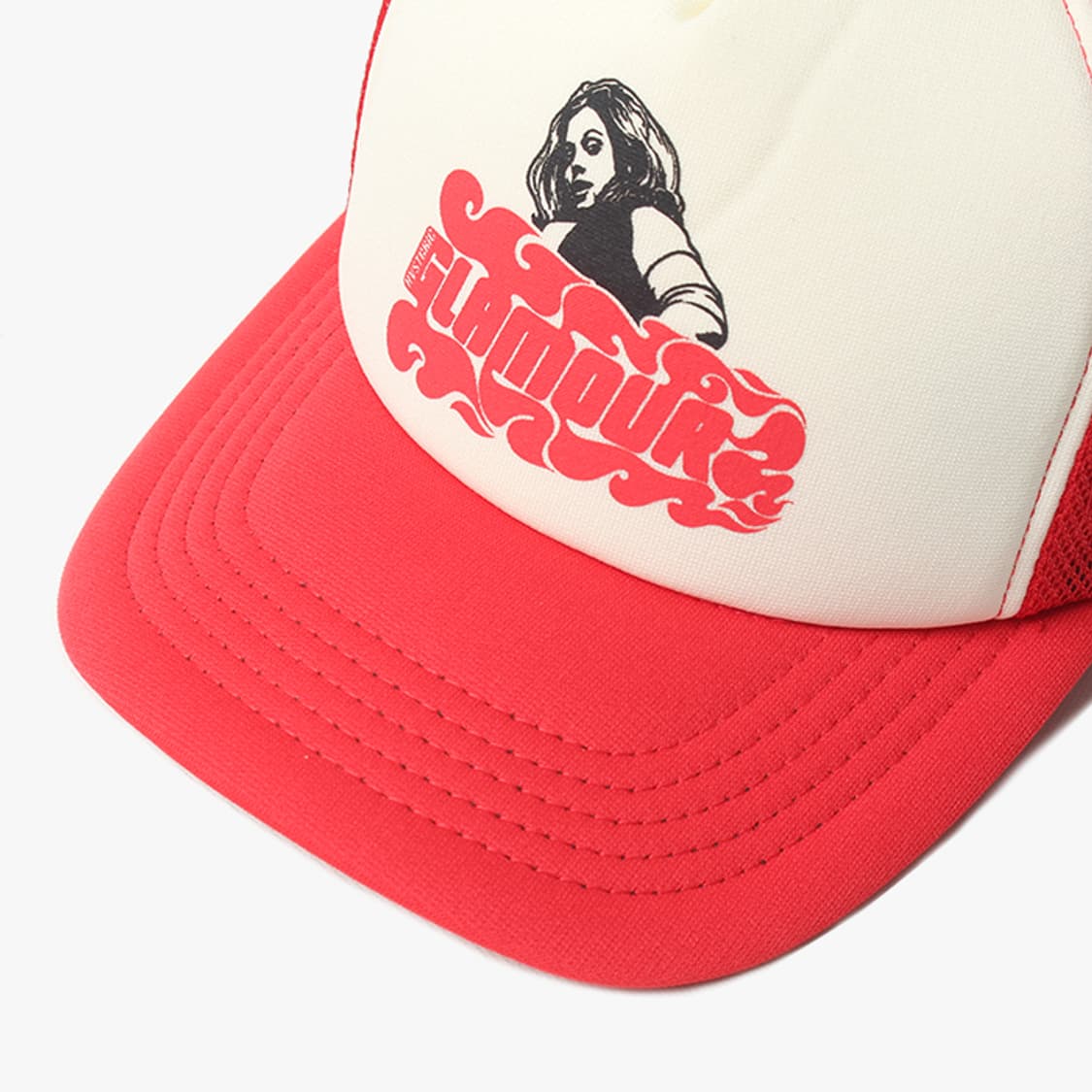  HYSTERIC GLAMOUR "Red Mesh Cap" 상품이미지2