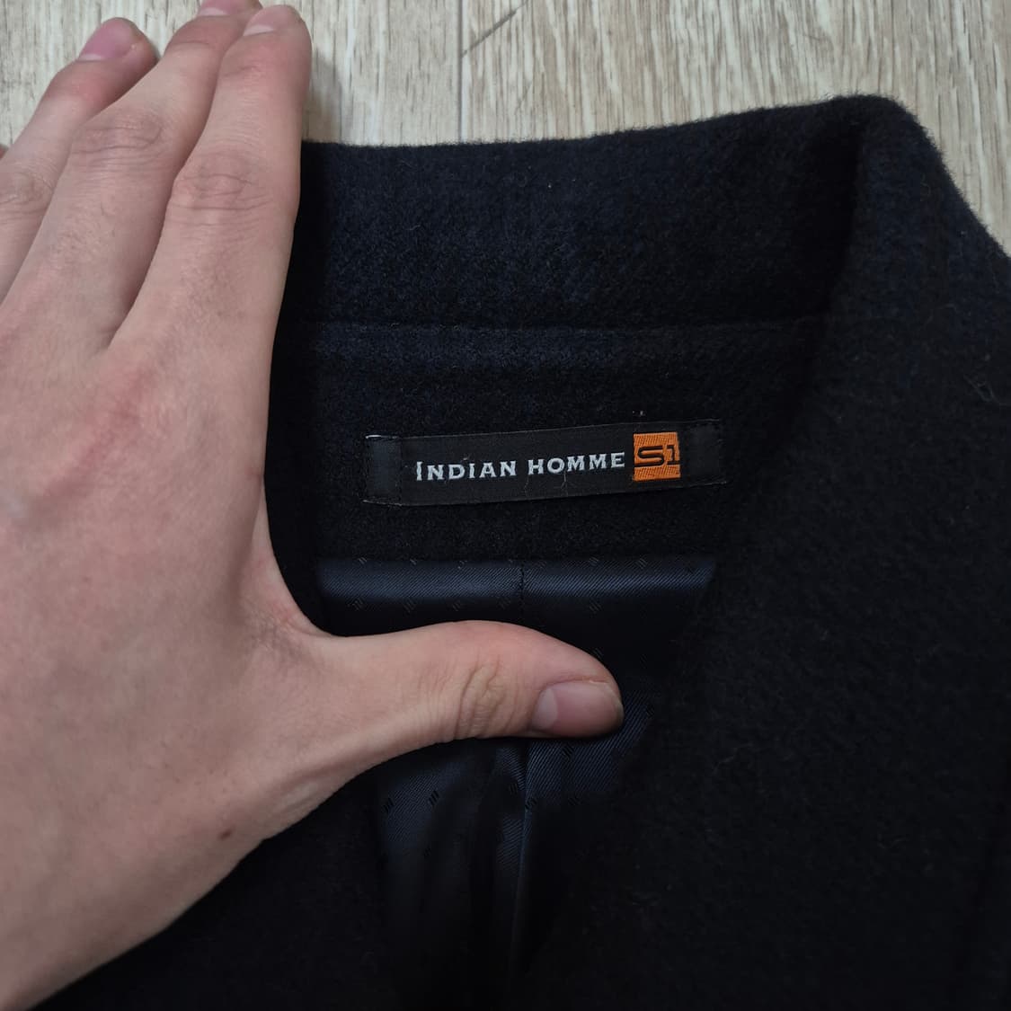 인디안 옴므 컬렉션 모직 싱글 코트 2XL(110) 상품이미지4