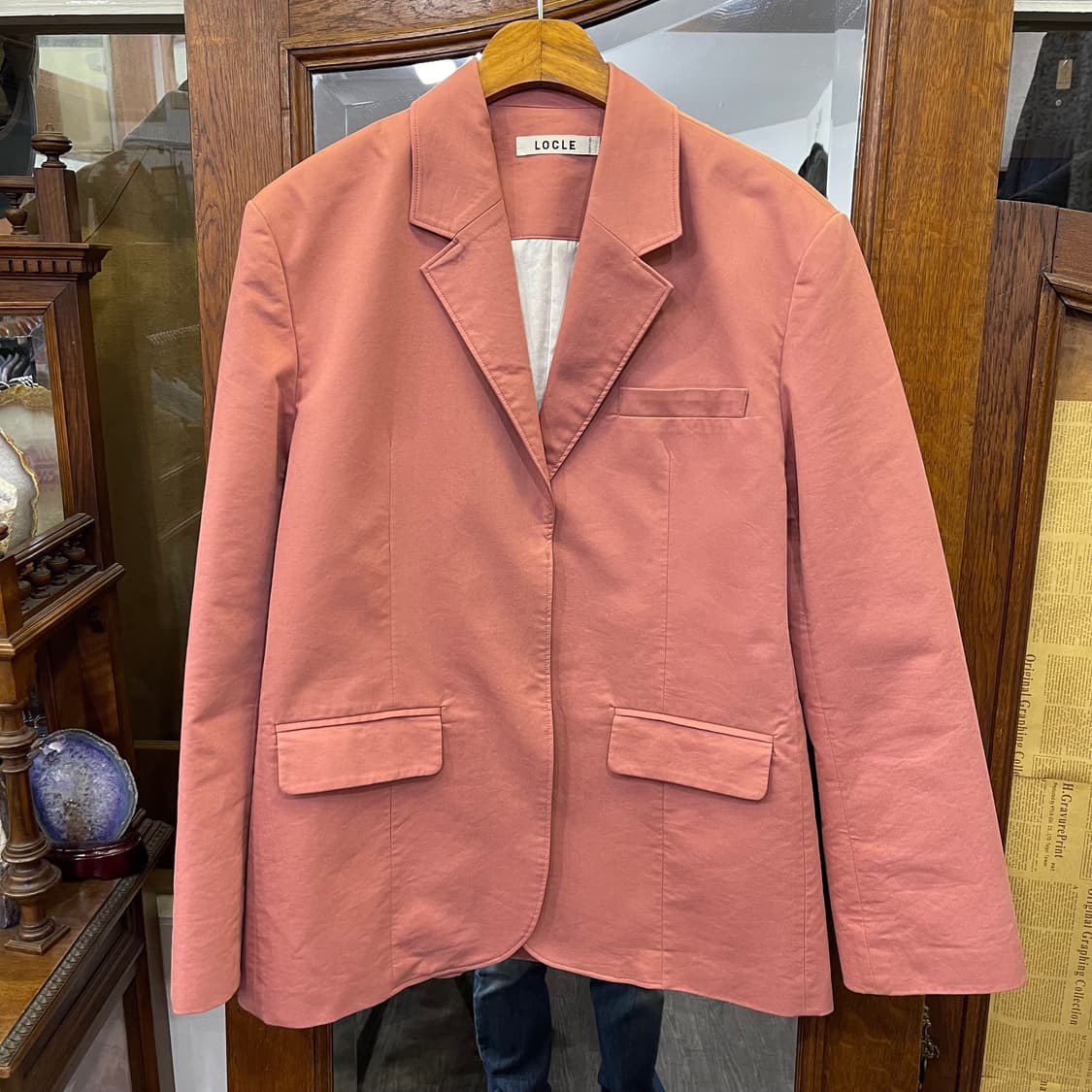 로우 클래식 코튼 블레이저 상품이미지1