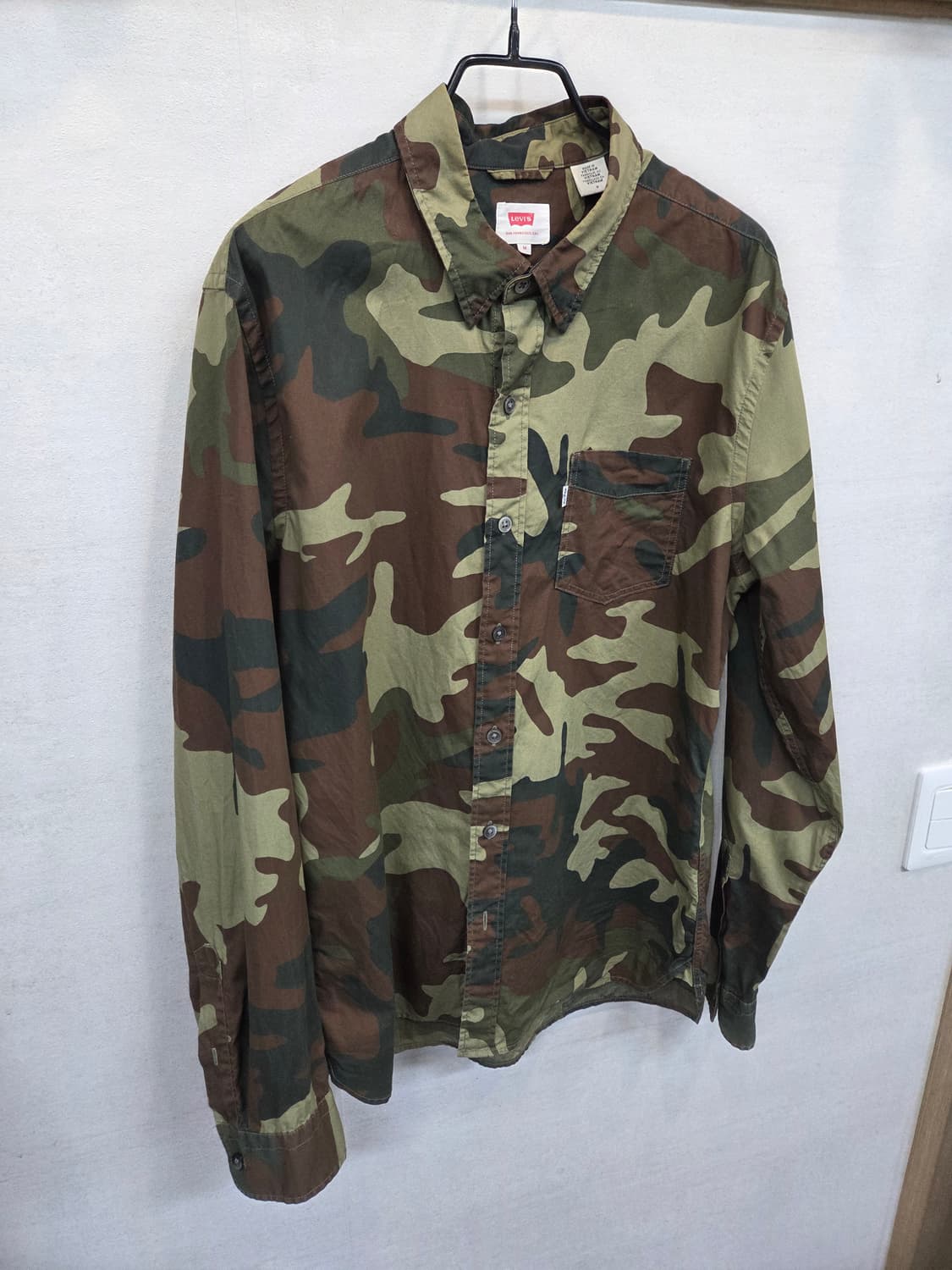 리바이스 카모플라주 셔츠 긴팔 m 상품이미지5