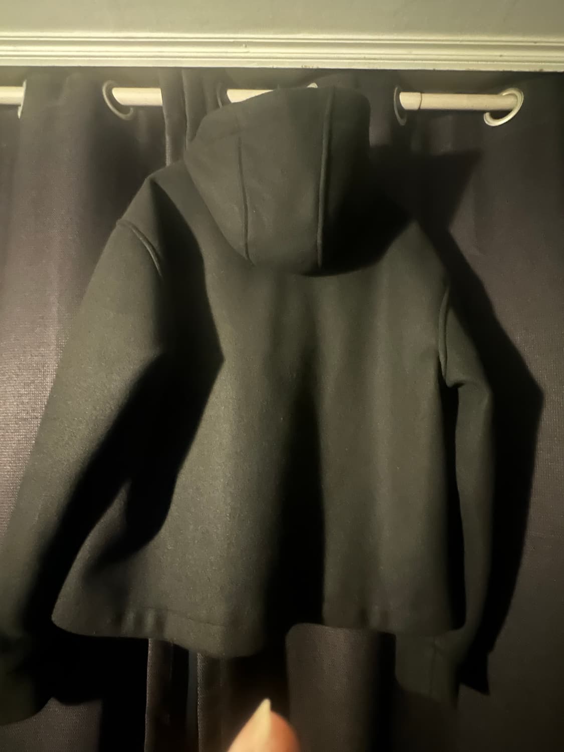 유니 크롭 후디 숏 코트 상품이미지2