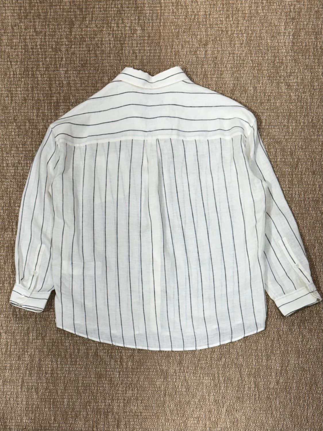 막스마라 스트라이프 린넨 셔츠 상품이미지5