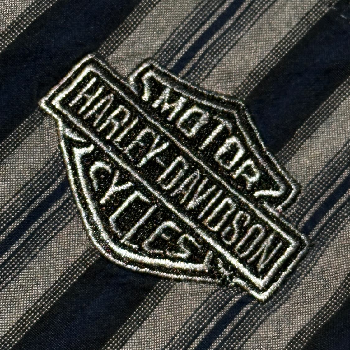 [HARLEY-DAVIDSON] 네이비 스트라이프 백로고 할리 셔츠 상품이미지3