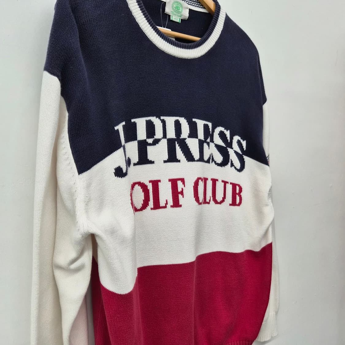 제이프레스 빈티지 골프 클럽 니트 스웨터 남성 L 상품이미지2