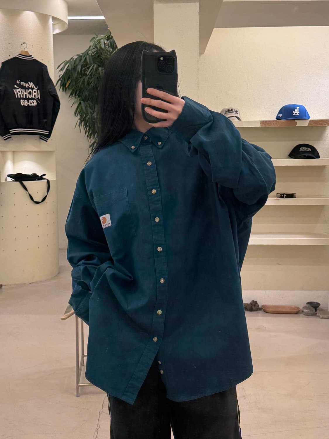 칼하트 박시핏 포켓 워크 셔츠 U110 상품이미지1