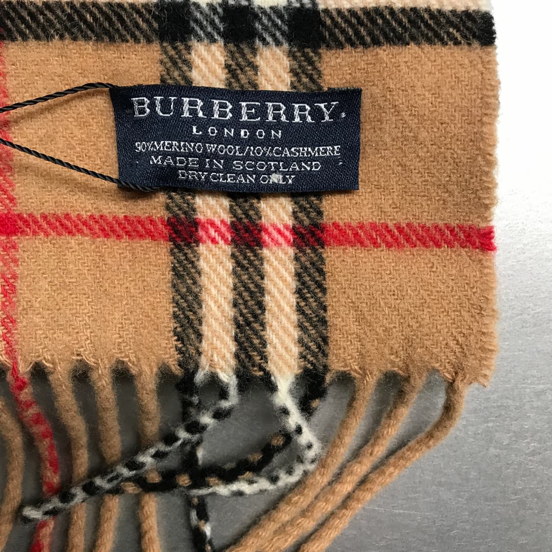 버버리 정품 메리노/캐시미어 머플러 베이지 상품이미지5