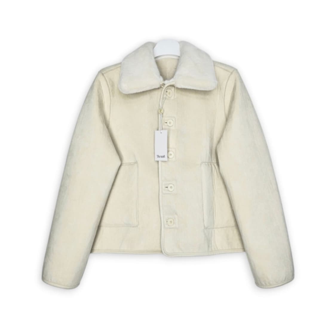 리버시블 아이보리 플러피 퍼자켓 상품이미지9