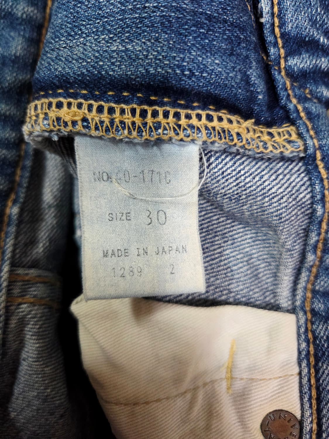 스펠바운드 재팬 테이퍼드 셀비지 데님 팬츠 상품이미지10