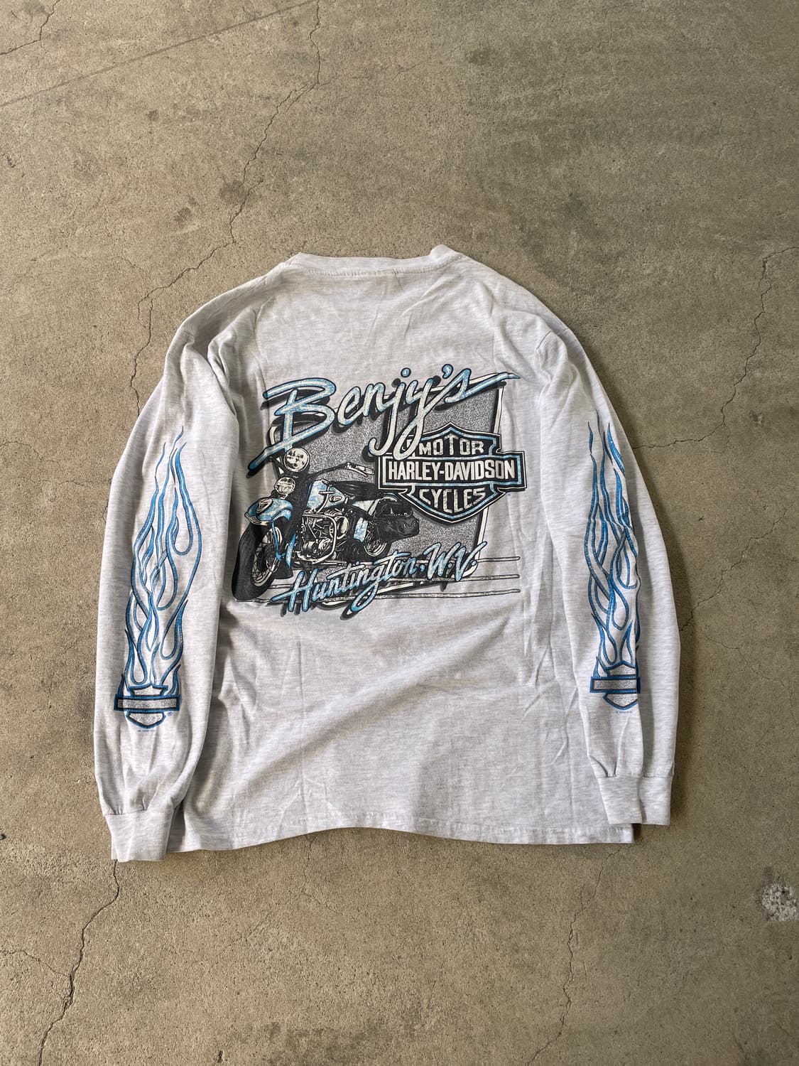 90s Harley Davidson Blue Flame(1996) 상품이미지8