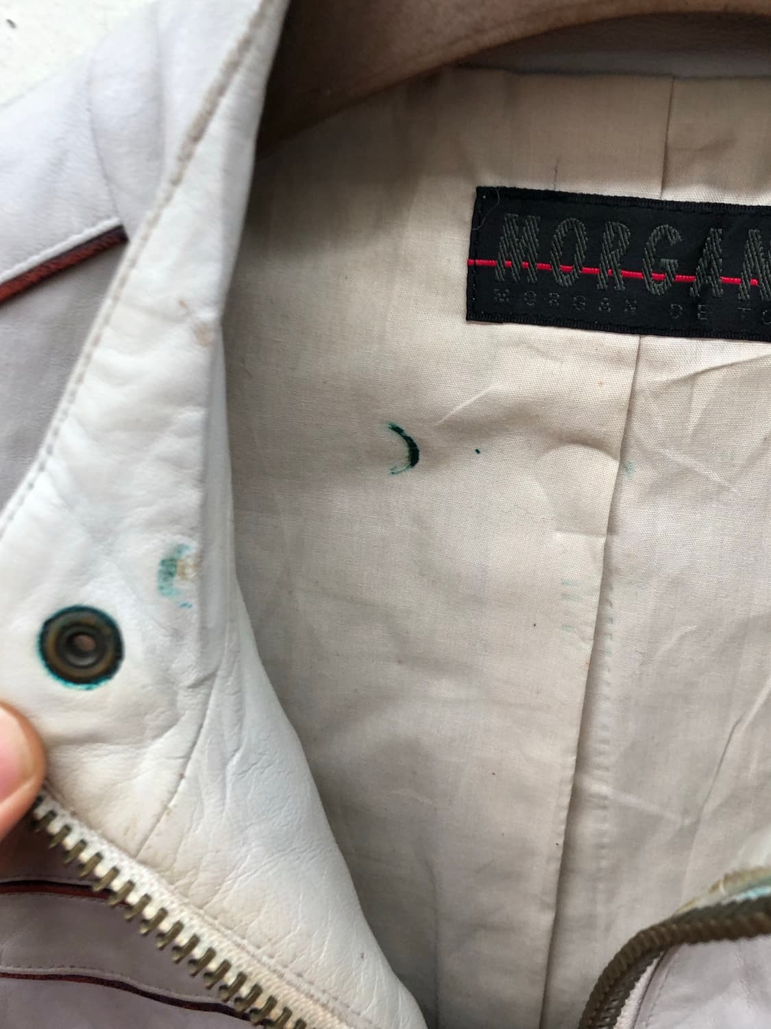 모르간 옴므 양가죽 레이싱 자켓 상품이미지6