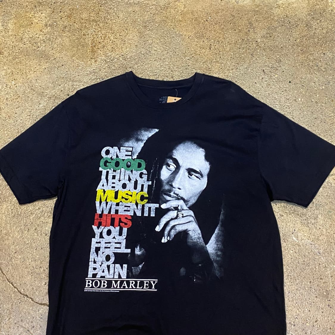 미국 빈티지 밥말리 프린팅 티셔츠 락티셔츠 반팔티 상품이미지2