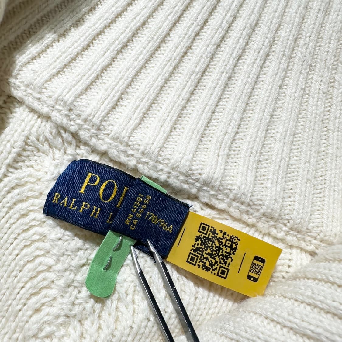 폴로 랄프로렌 아란 케이블 하프집업 니트 (신형QR) 상품이미지5