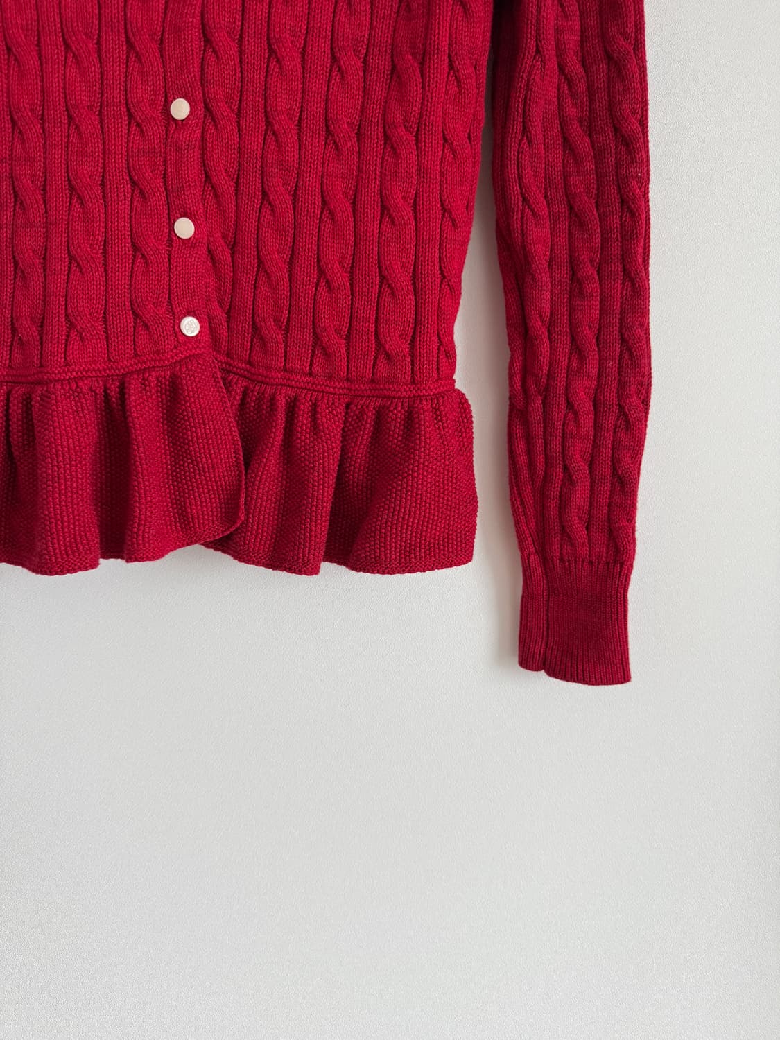랄프로렌(RALPH LAUREN) 꽈베기 가디건 상품이미지4